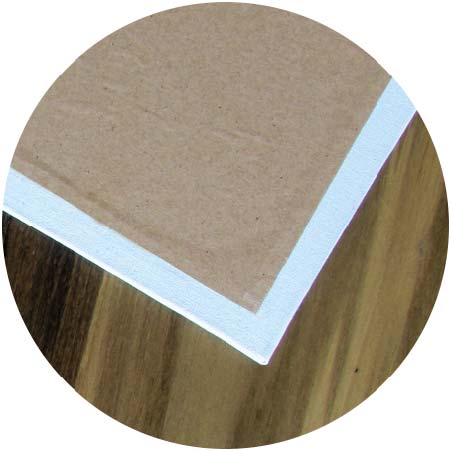 base de la tela en mdf